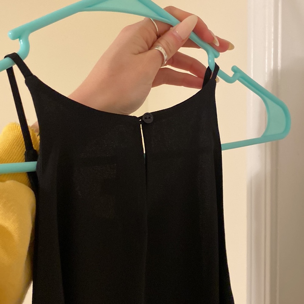 Solid Black Tank Top - image 4